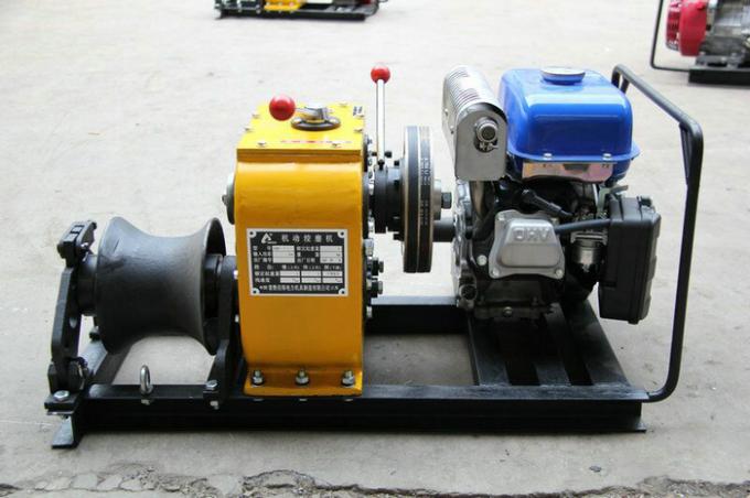 6HP extracteur de treuil de câble de 4 tonnes avec l'essence/moteur diesel actionnés