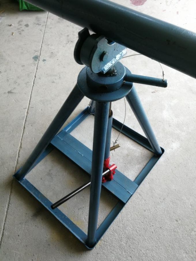 Tambour anti-torsion de câble métallique de soutien de Jack, support à colonnes hydraulique d'enrouleur de câbles