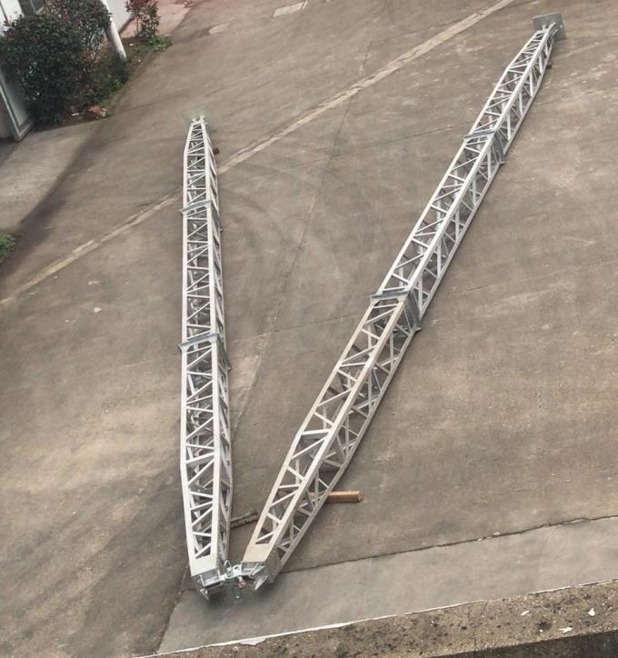 Outils de haute résistance d'une construction de tour de forme ficelant le levage Flèche d'équipement