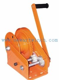 Chine 1800 livres de treuil marin de main de bateau d'équipement orange de plate-forme pour le frein automatique de remorque fournisseur
